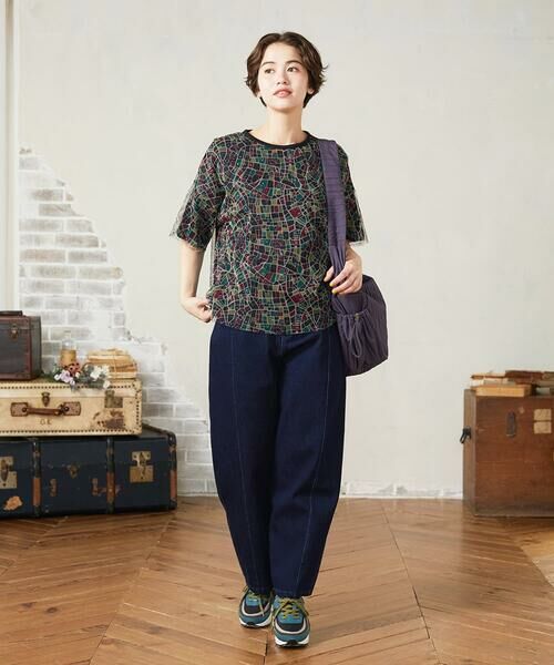 Jocomomola / ホコモモラ チノ・ワークパンツ | 【接触冷感】Rombo ワイドデニムパンツ | 詳細9