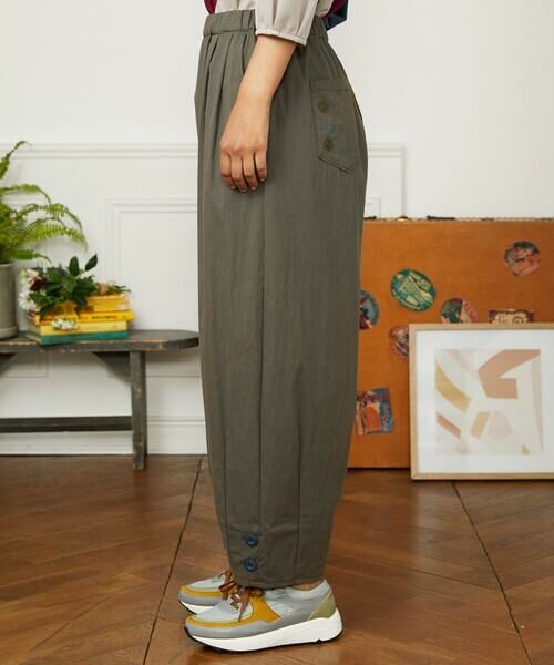 Jocomomola / ホコモモラ その他パンツ | Ba lon カーブシルエットワイドパンツ | 詳細1