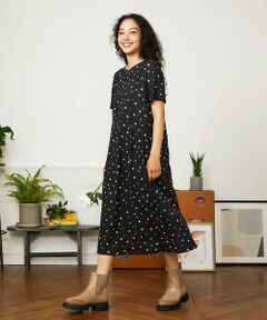 Jocomomola / ホコモモラ ロング・マキシ丈ワンピース | 【接触冷感】Charco ドットカットソーワンピース