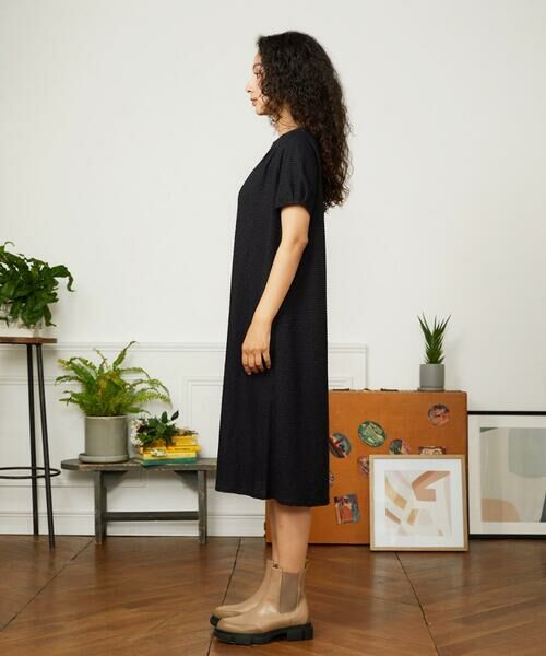 Jocomomola / ホコモモラ ロング・マキシ丈ワンピース | Granos de arroz ジャカードフレアワンピース | 詳細1