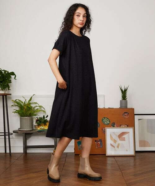 Jocomomola / ホコモモラ ロング・マキシ丈ワンピース | Granos de arroz ジャカードフレアワンピース | 詳細9