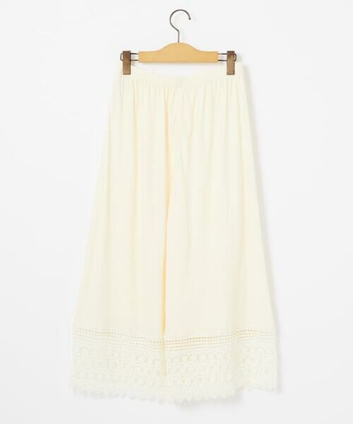 Jocomomola / ホコモモラ その他パンツ | 天竺レースペチコートパンツ | 詳細13