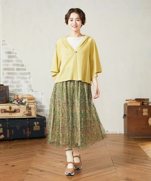 Jocomomola / ホコモモラ カーディガン・ボレロ | Callejero フード付きシアーカーディガン | 詳細10