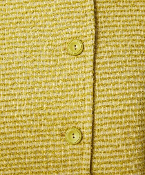 Jocomomola / ホコモモラ ノーカラージャケット | Granos de arroz ジャカードノーカラージャケット | 詳細6