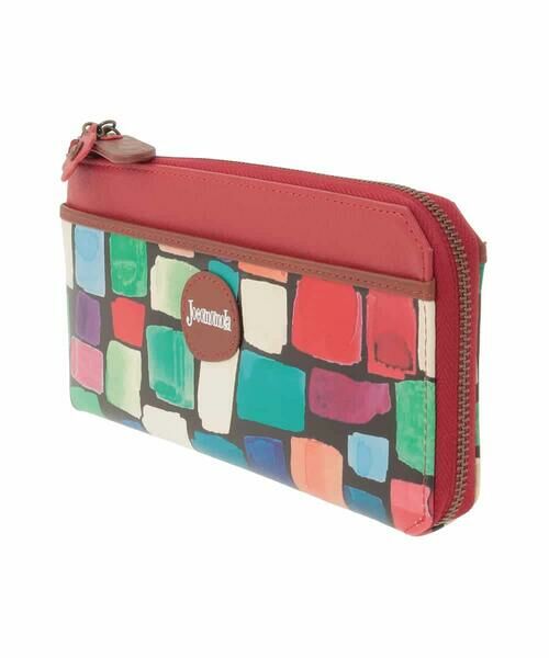 Jocomomola / ホコモモラ その他小物 | 配色アートデザインスリム長財布 | 詳細1