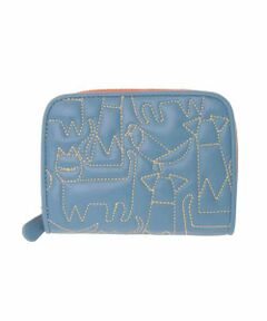 Jocomomola / ホコモモラ その他小物 | アニマルステッチジップポケット二つ折り財布