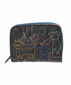 Jocomomola / ホコモモラ その他小物 | アニマルステッチジップポケット二つ折り財布