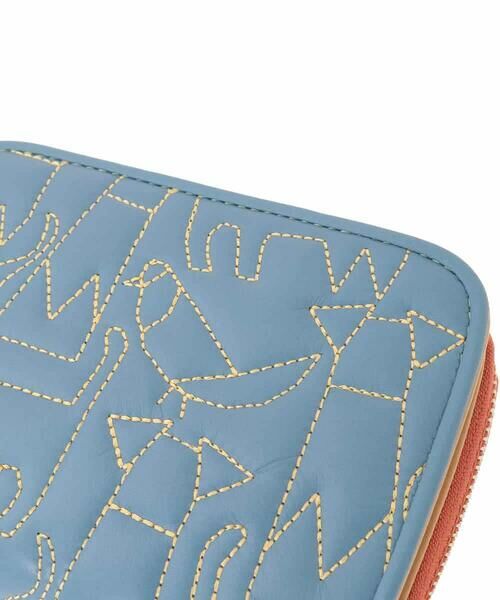 Jocomomola / ホコモモラ その他小物 | アニマルステッチジップポケット二つ折り財布 | 詳細3