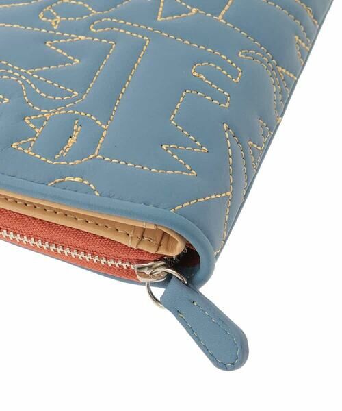 Jocomomola / ホコモモラ その他小物 | アニマルステッチジップポケット二つ折り財布 | 詳細5