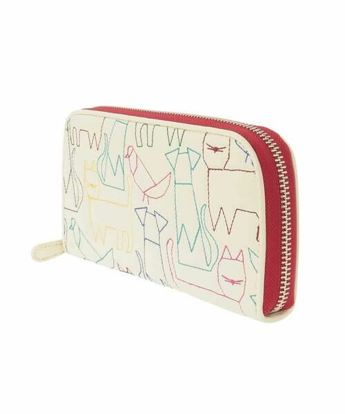 Jocomomola / ホコモモラ その他小物 | アニマルステッチラウンドジップ長財布 | 詳細1