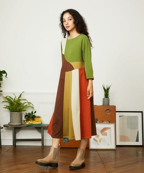 Jocomomola / ホコモモラ ブーツ（ロング丈） | ステッチアクセントサイドゴアブーツ | 詳細9