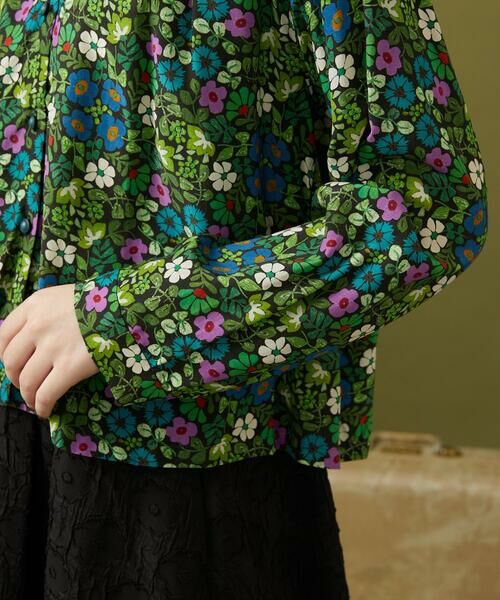 Jocomomola / ホコモモラ シャツ・ブラウス | Calle de la Flor Alta フラワープリントブラウス | 詳細5