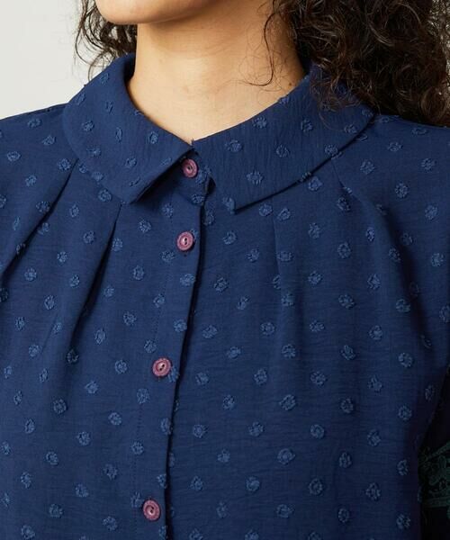 Jocomomola / ホコモモラ シャツ・ブラウス | Encaje de Animal フラワーレースドビーブラウス | 詳細3