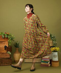 Jocomomola / ホコモモラ ロング・マキシ丈ワンピース | Calle de la Flor Alta フラワープリントワンピース