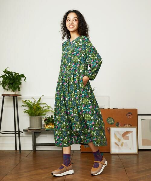 Jocomomola / ホコモモラ ロング・マキシ丈ワンピース | Calle de la Flor Alta フラワープリントワンピース | 詳細15