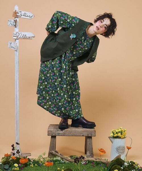 Jocomomola / ホコモモラ ロング・マキシ丈ワンピース | Calle de la Flor Alta フラワープリントワンピース | 詳細20