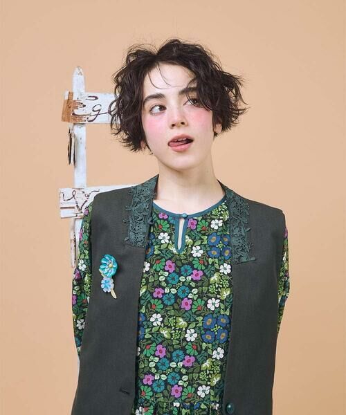 Jocomomola / ホコモモラ ロング・マキシ丈ワンピース | Calle de la Flor Alta フラワープリントワンピース | 詳細22