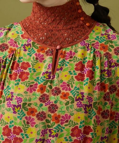 Jocomomola / ホコモモラ ロング・マキシ丈ワンピース | Calle de la Flor Alta フラワープリントワンピース | 詳細3