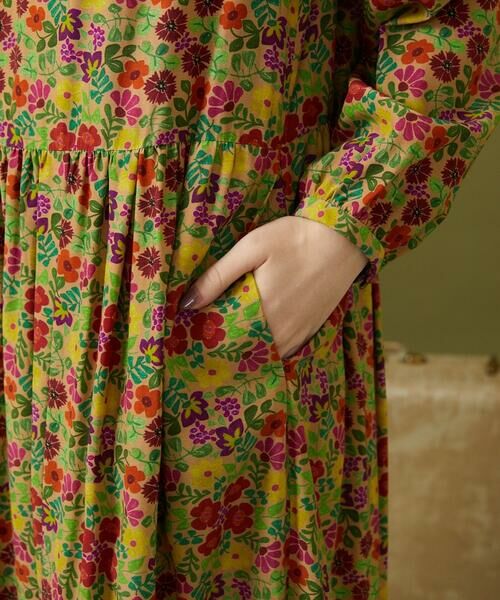 Jocomomola / ホコモモラ ロング・マキシ丈ワンピース | Calle de la Flor Alta フラワープリントワンピース | 詳細7