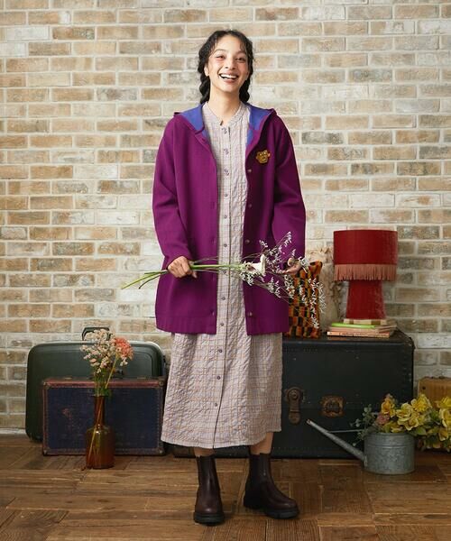 Jocomomola / ホコモモラ ロング・マキシ丈ワンピース | Mapa チェックワンピース | 詳細15