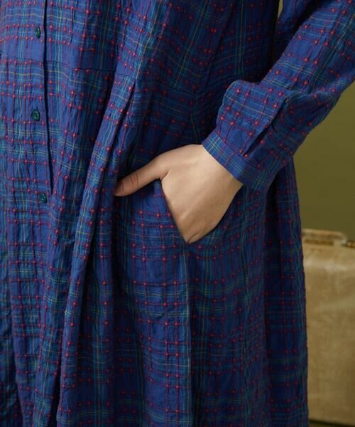 Jocomomola / ホコモモラ ロング・マキシ丈ワンピース | Mapa チェックワンピース | 詳細6