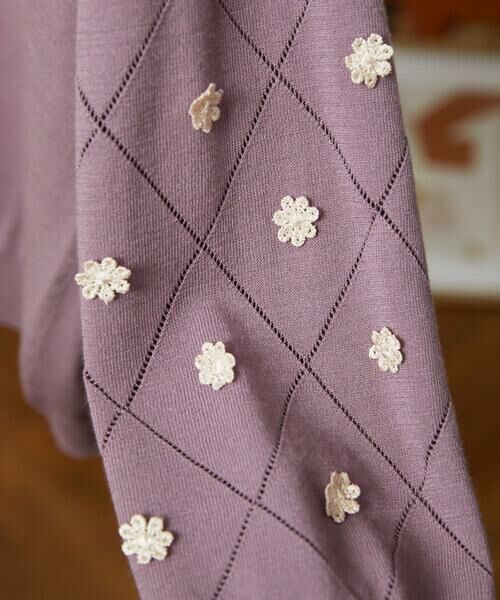 Jocomomola / ホコモモラ ニット・セーター | Encaje フラワーレースニットプルオーバー | 詳細10