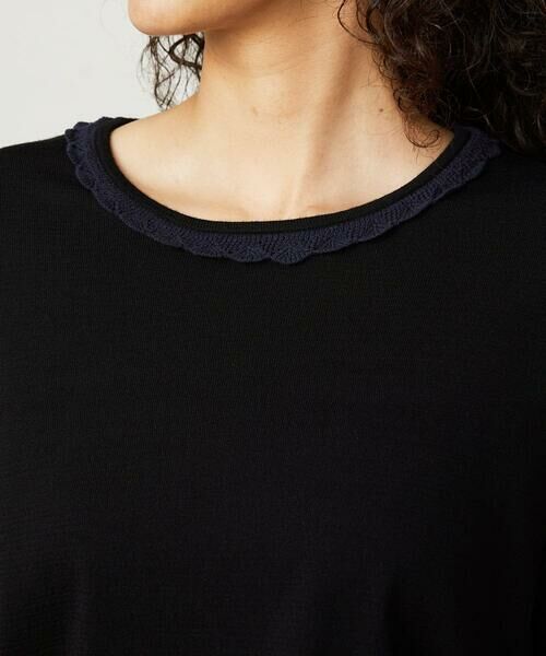 Jocomomola / ホコモモラ ニット・セーター | Encaje フラワーレースニットプルオーバー | 詳細3