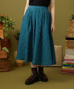 Jocomomola / ホコモモラ ロング・マキシ丈スカート | Floracion フラワージャカードスカート