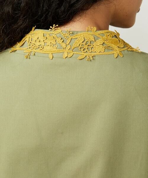 Jocomomola / ホコモモラ ベスト | Encaje de Animal フラワーレースジレ | 詳細10