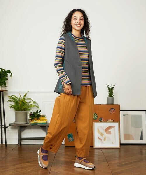 Jocomomola / ホコモモラ ベスト | Encaje de Animal フラワーレースジレ | 詳細22