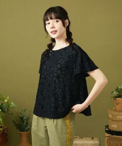 Jocomomola / ホコモモラ カットソー | Camino de flores フラワージャカードカットソー