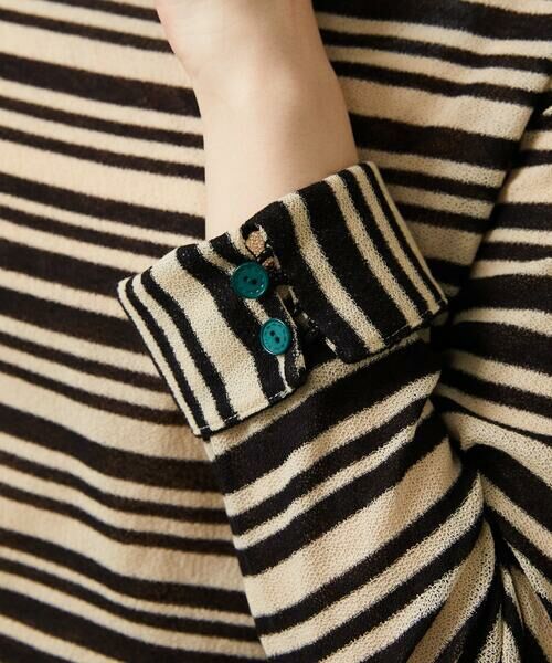 Jocomomola / ホコモモラ カットソー | アムンゼン ボーダーカットソー | 詳細13