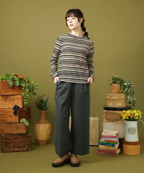 Jocomomola / ホコモモラ カットソー | アムンゼン ボーダーカットソー | 詳細16