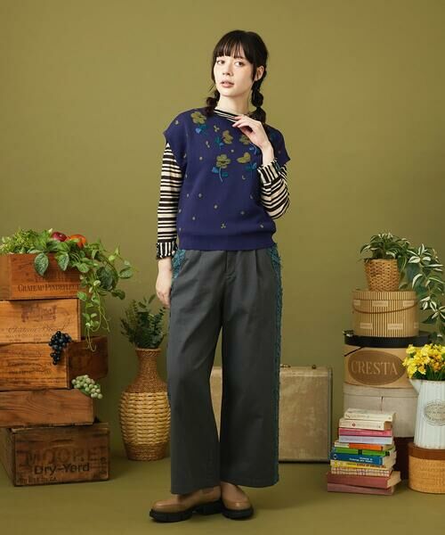 Jocomomola / ホコモモラ カットソー | アムンゼン ボーダーカットソー | 詳細17