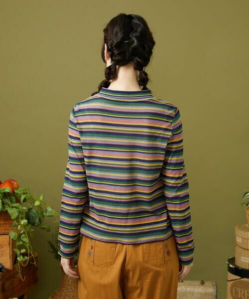 Jocomomola / ホコモモラ カットソー | アムンゼン ボーダーカットソー | 詳細2