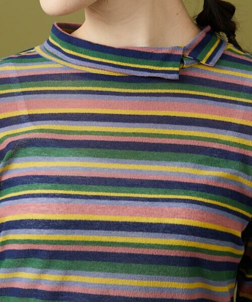 Jocomomola / ホコモモラ カットソー | アムンゼン ボーダーカットソー | 詳細3