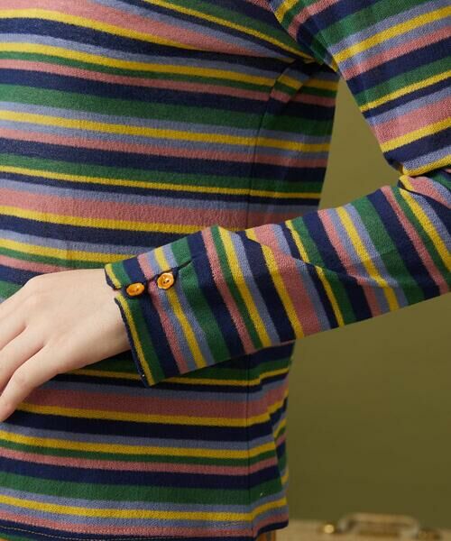 Jocomomola / ホコモモラ カットソー | アムンゼン ボーダーカットソー | 詳細4