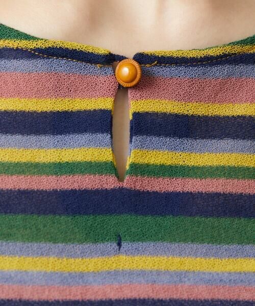 Jocomomola / ホコモモラ カットソー | アムンゼン ボーダーフレアカットソー | 詳細9