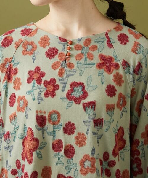 Jocomomola / ホコモモラ カットソー | Calle de los Jardines フラワージャカードカットソー | 詳細3