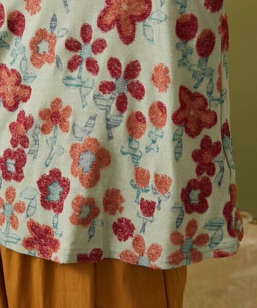 Jocomomola / ホコモモラ カットソー | Calle de los Jardines フラワージャカードカットソー | 詳細6