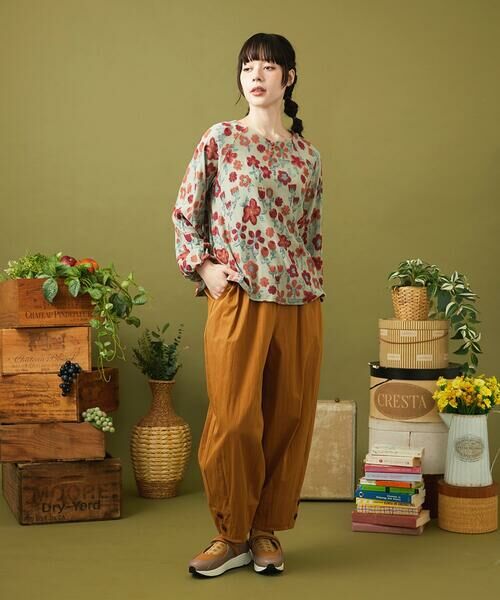 Jocomomola / ホコモモラ カットソー | Calle de los Jardines フラワージャカードカットソー | 詳細8