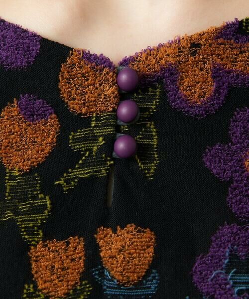 Jocomomola / ホコモモラ カットソー | Calle de los Jardines フラワージャカードカットソー | 詳細9