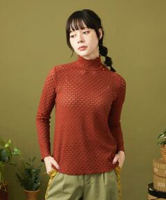 Jocomomola / ホコモモラ カットソー | アイレットレースカットソー