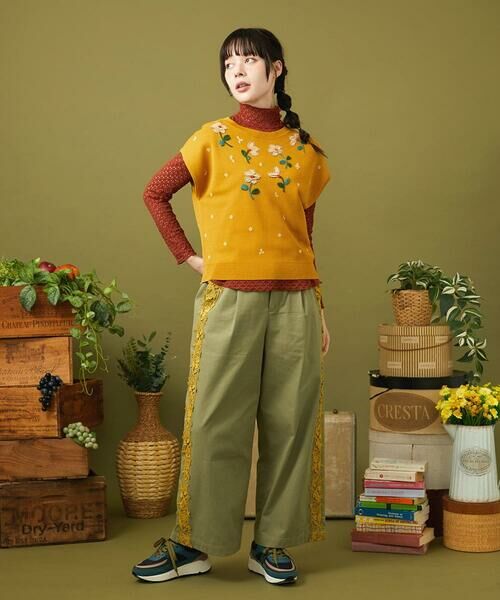 Jocomomola / ホコモモラ カットソー | アイレットレースカットソー | 詳細11