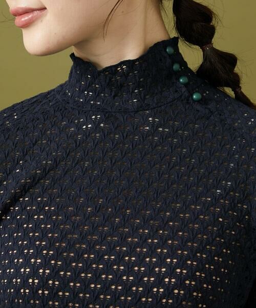 Jocomomola / ホコモモラ カットソー | アイレットレースカットソー | 詳細3