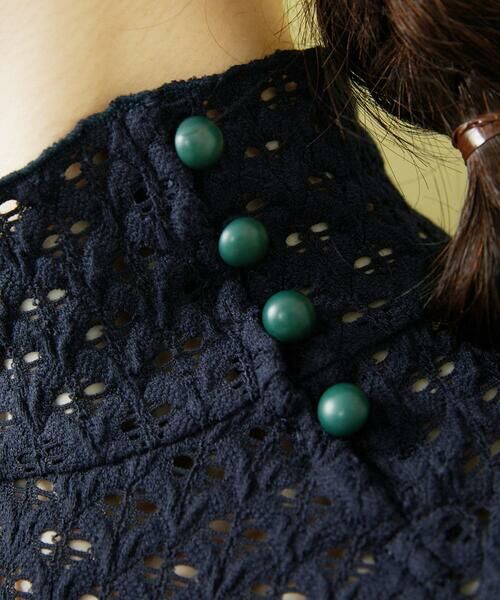 Jocomomola / ホコモモラ カットソー | アイレットレースカットソー | 詳細4