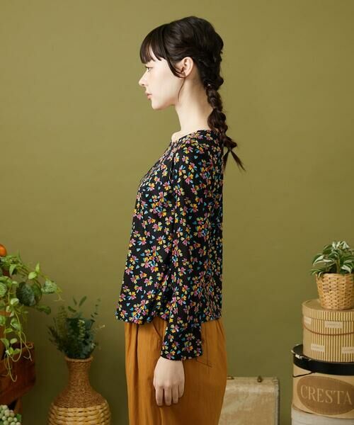 Jocomomola / ホコモモラ カットソー | Petalo フラワープリントカットソー | 詳細1