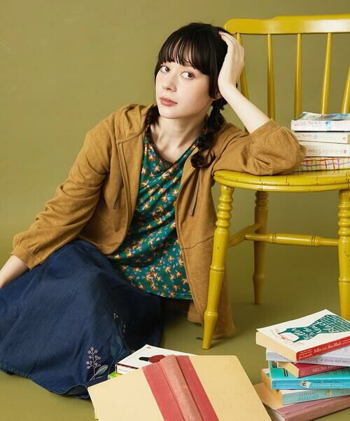 Jocomomola / ホコモモラ カットソー | Petalo フラワープリントカットソー | 詳細11