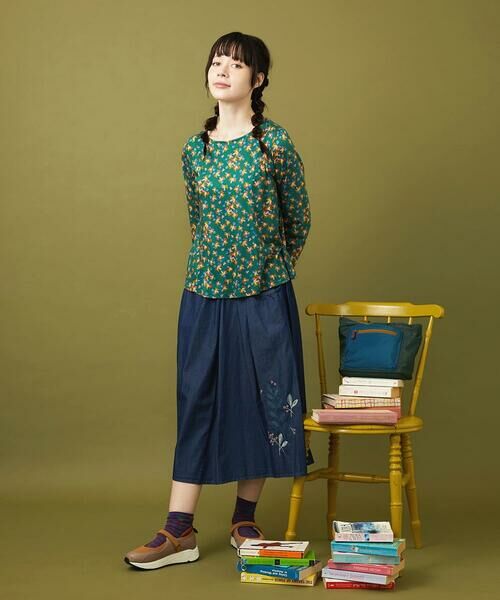 Jocomomola / ホコモモラ カットソー | Petalo フラワープリントカットソー | 詳細9