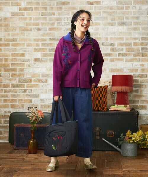 Jocomomola / ホコモモラ ショート・ハーフ・半端丈パンツ | Reflejo 配色デニムパンツ | 詳細12